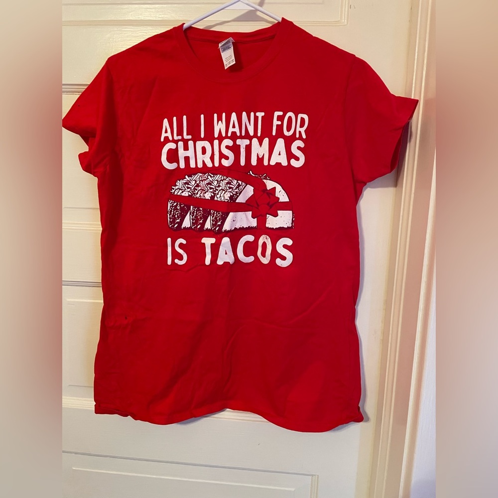 Christmas Taco Tshirt 2xl
